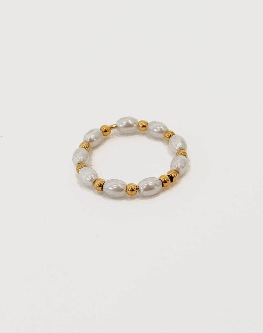 Delightful Waterproof Pearl Ring