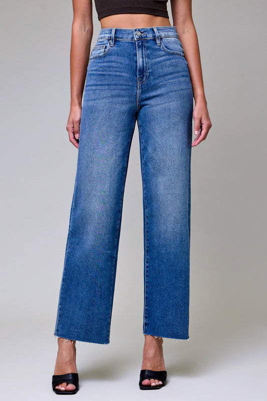 Hidden Logan Dad Jeans Dark Wash