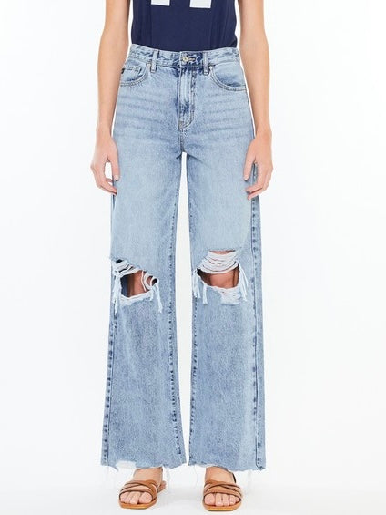 The Mel Ultra High Rise Wide Leg Denim