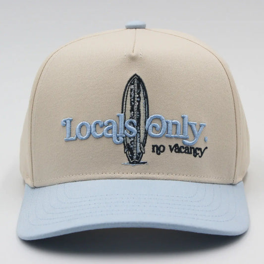 Locals Only Surf Embroidered Hat