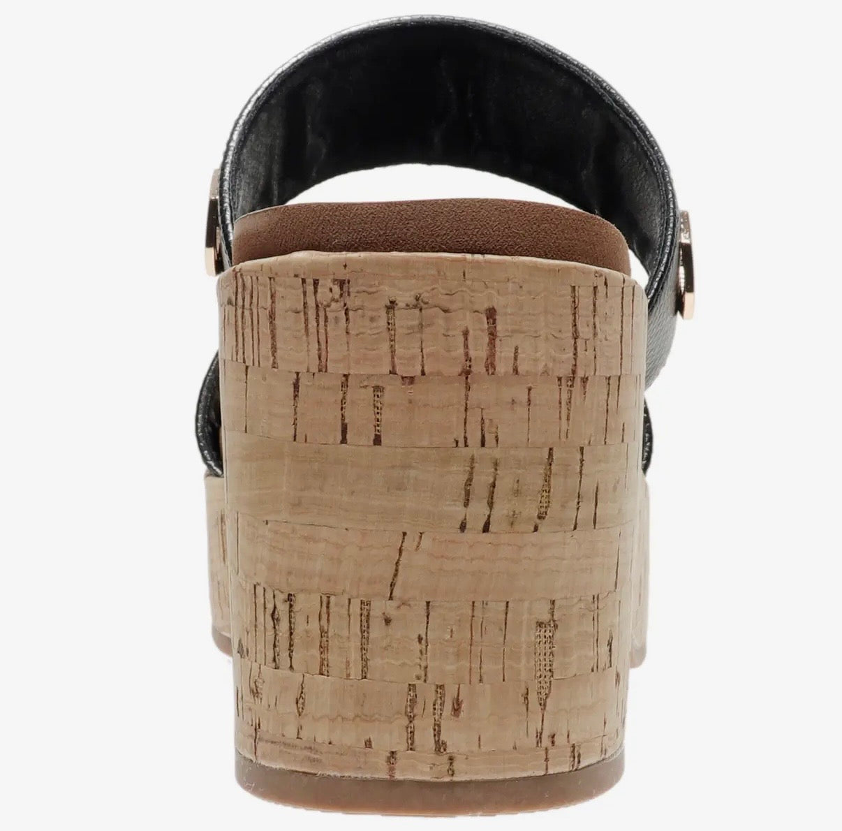 Pierre Dumas Mood Black Wedge Sandals