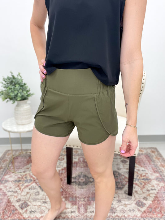 Game Time Athletic Shorts Deep Olive