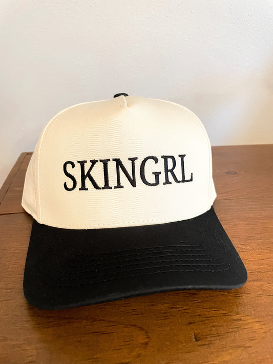 Skin Girl Embroidered Hat