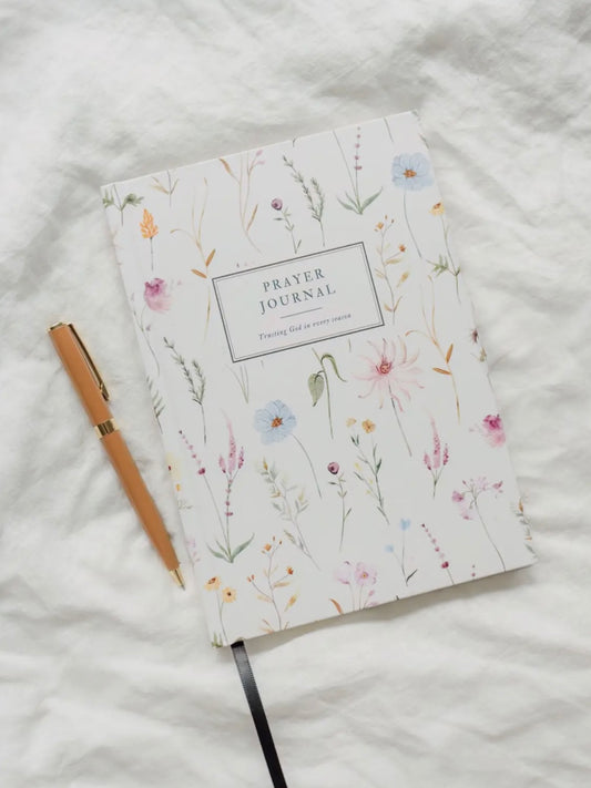 Floral Hardcover Prayer Journal