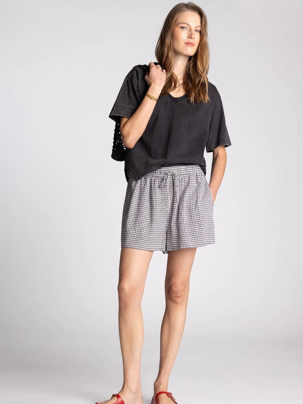 The Ismeria Tee Washed Black