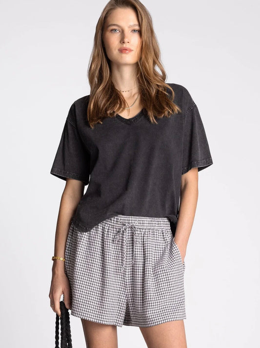 The Ismeria Tee Washed Black
