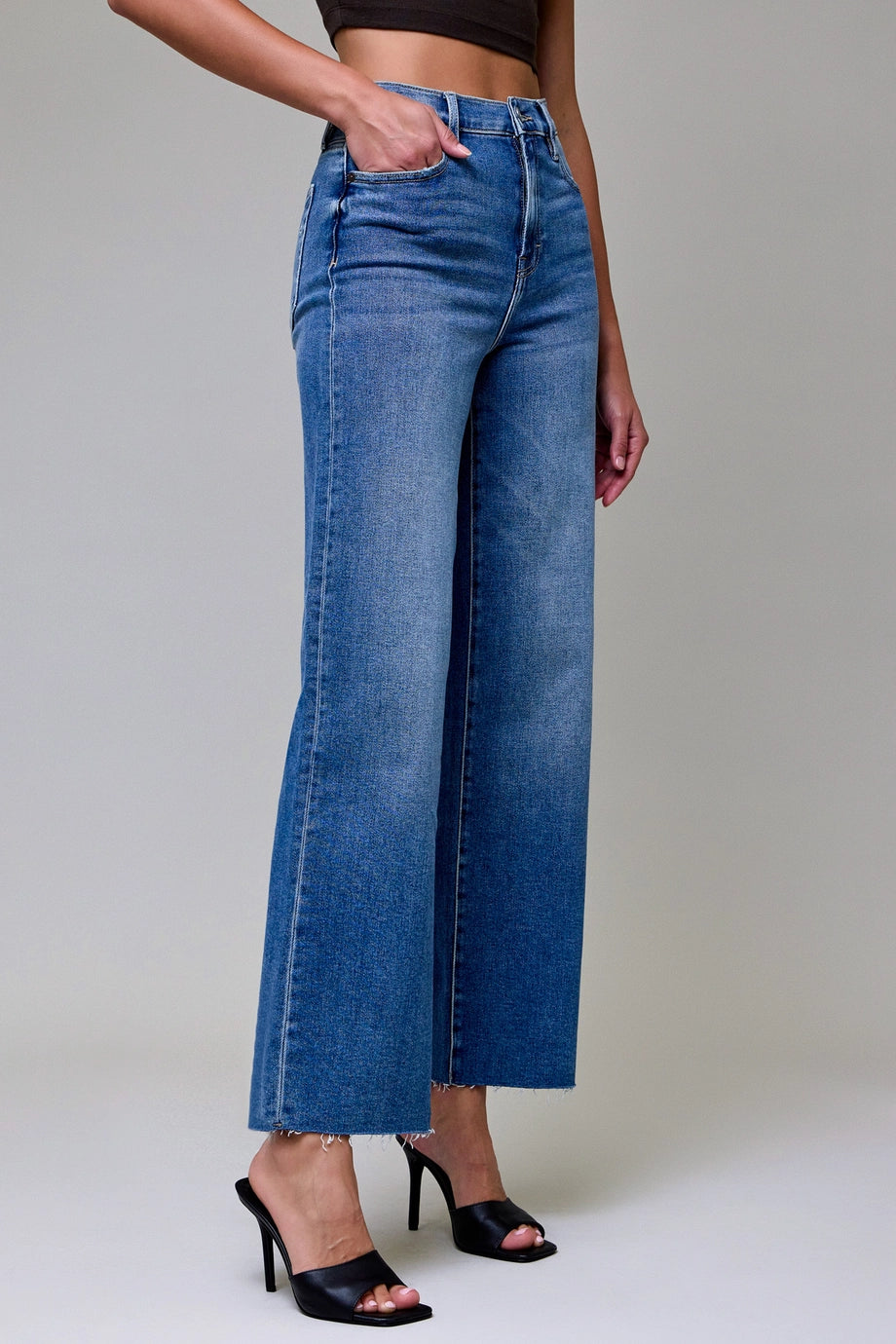 Hidden Logan Dad Jeans Dark Wash