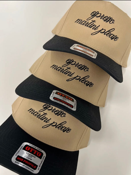 W/A Espresso Martini, Please Embroidered Hat