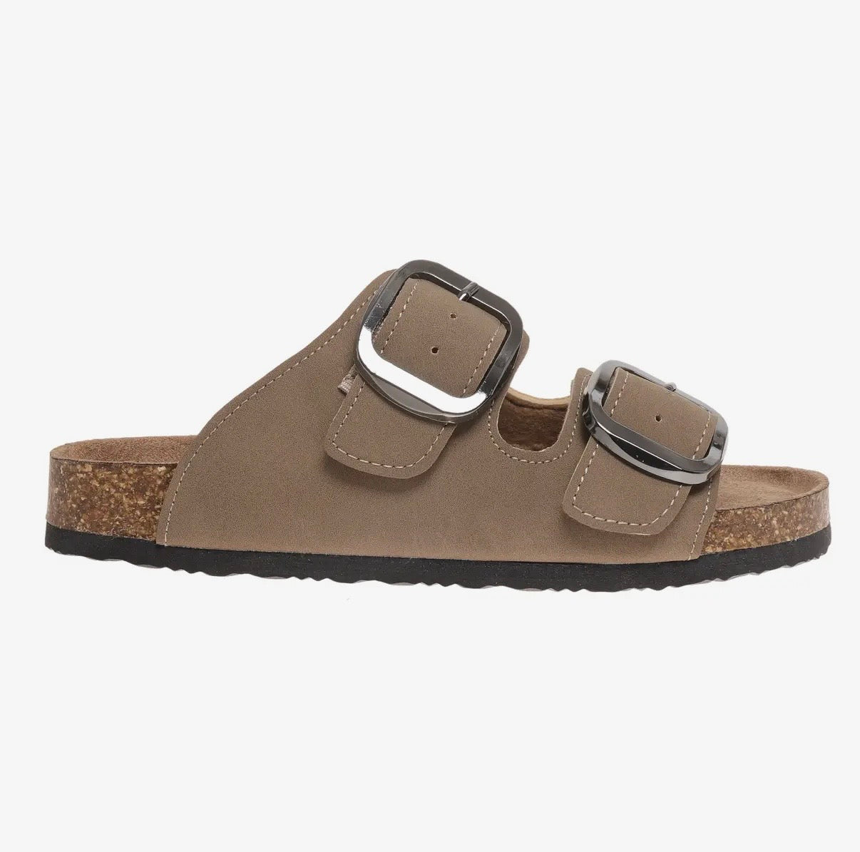 Outwoods Bork Buckle Sandals Taupe