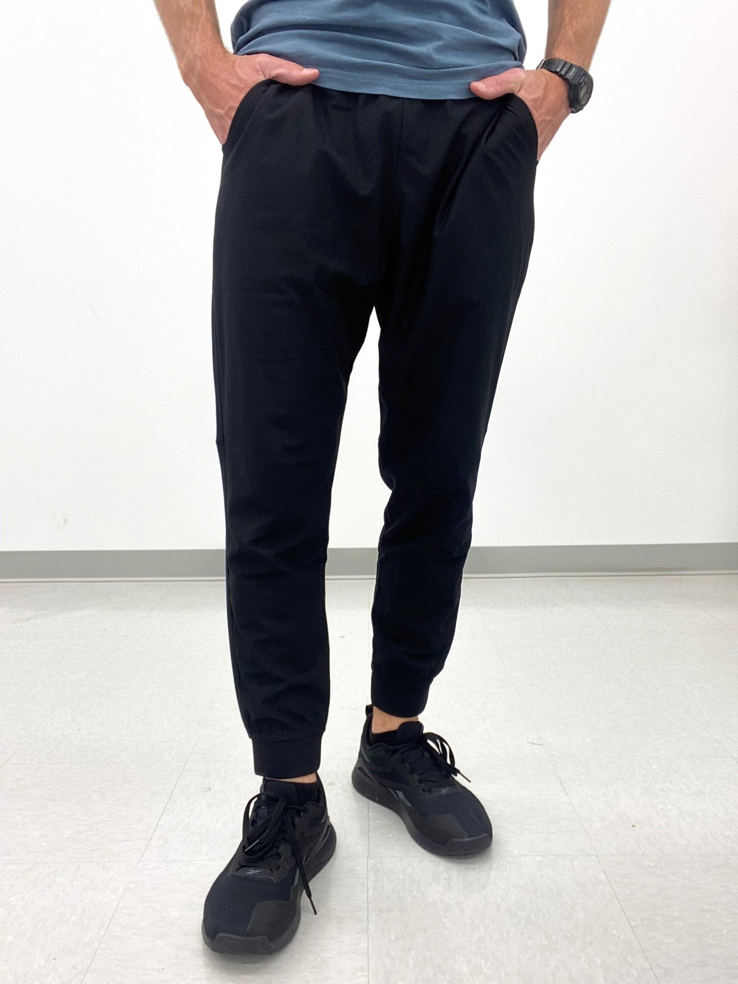 Black FlexFit Slim Jogger Pants