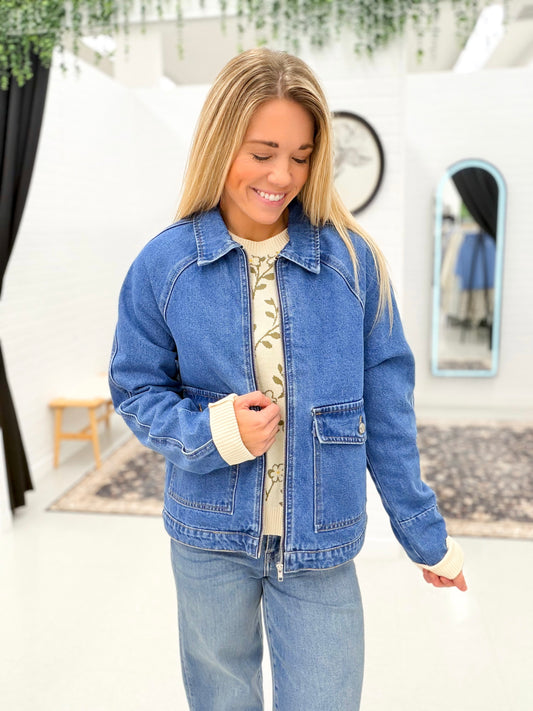 Saddle Barn Jacket Medium Wash