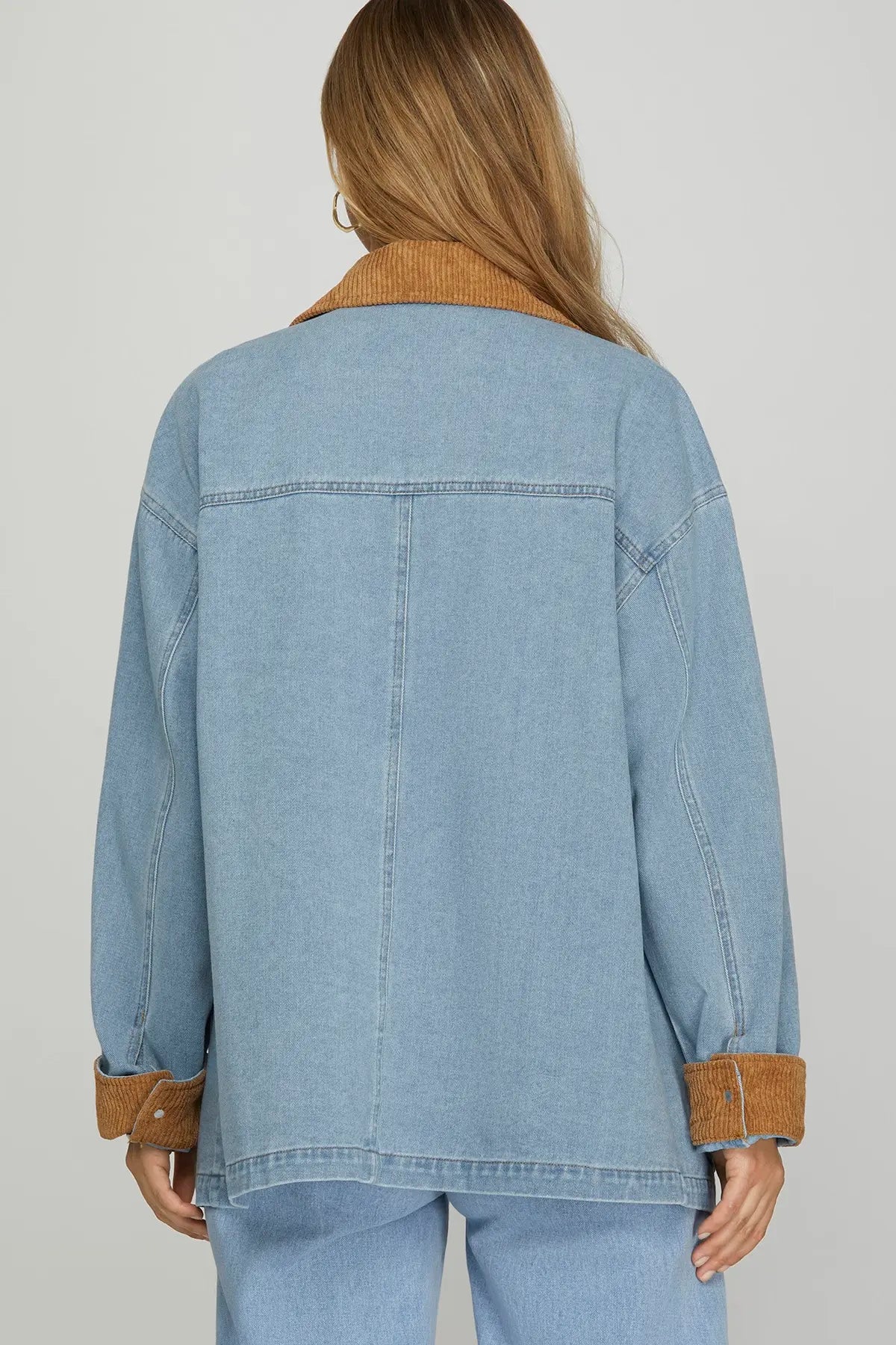 Trendsetter Washed Barn Jacket Light Denim