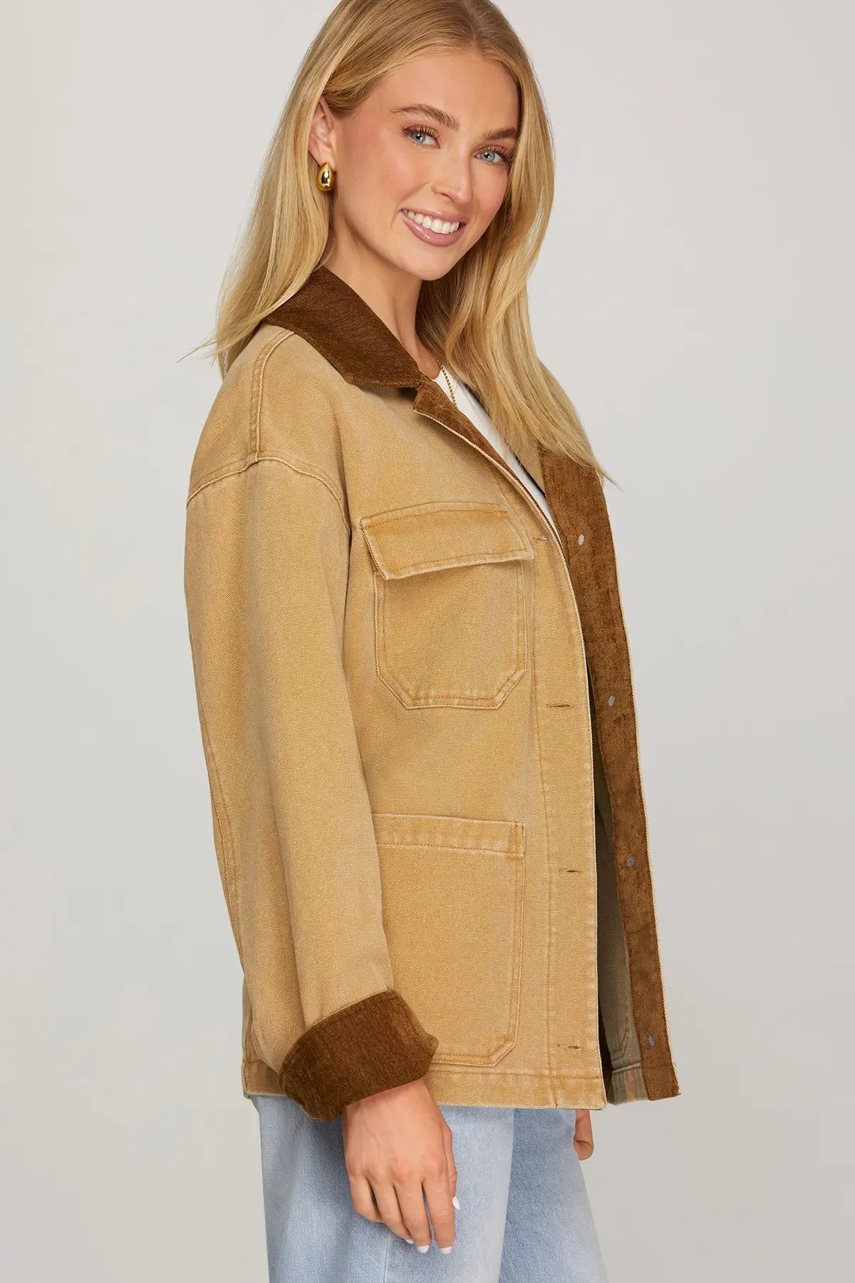 Trendsetter Washed Barn Jacket Tan
