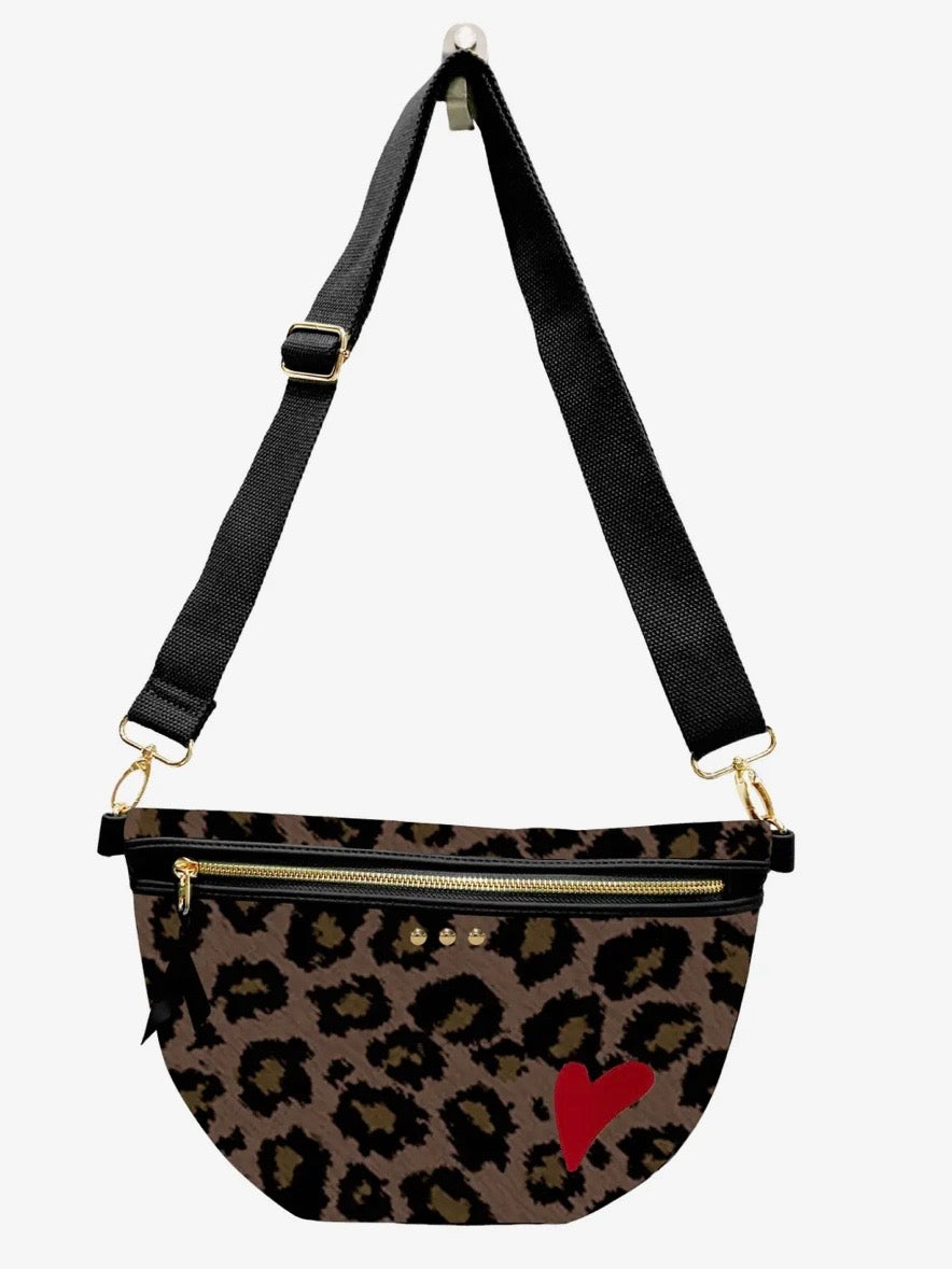 The Colby Canvas Printed Bum Bag Leopard