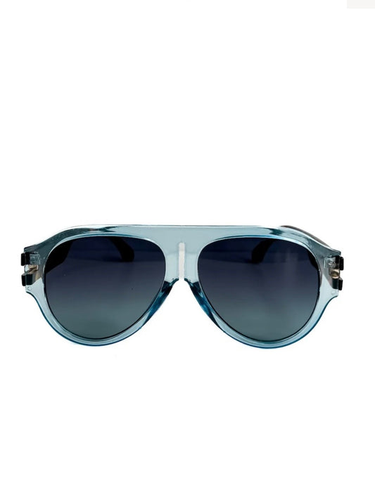 Knox Aviator Sunglasses Blue/Tortoise