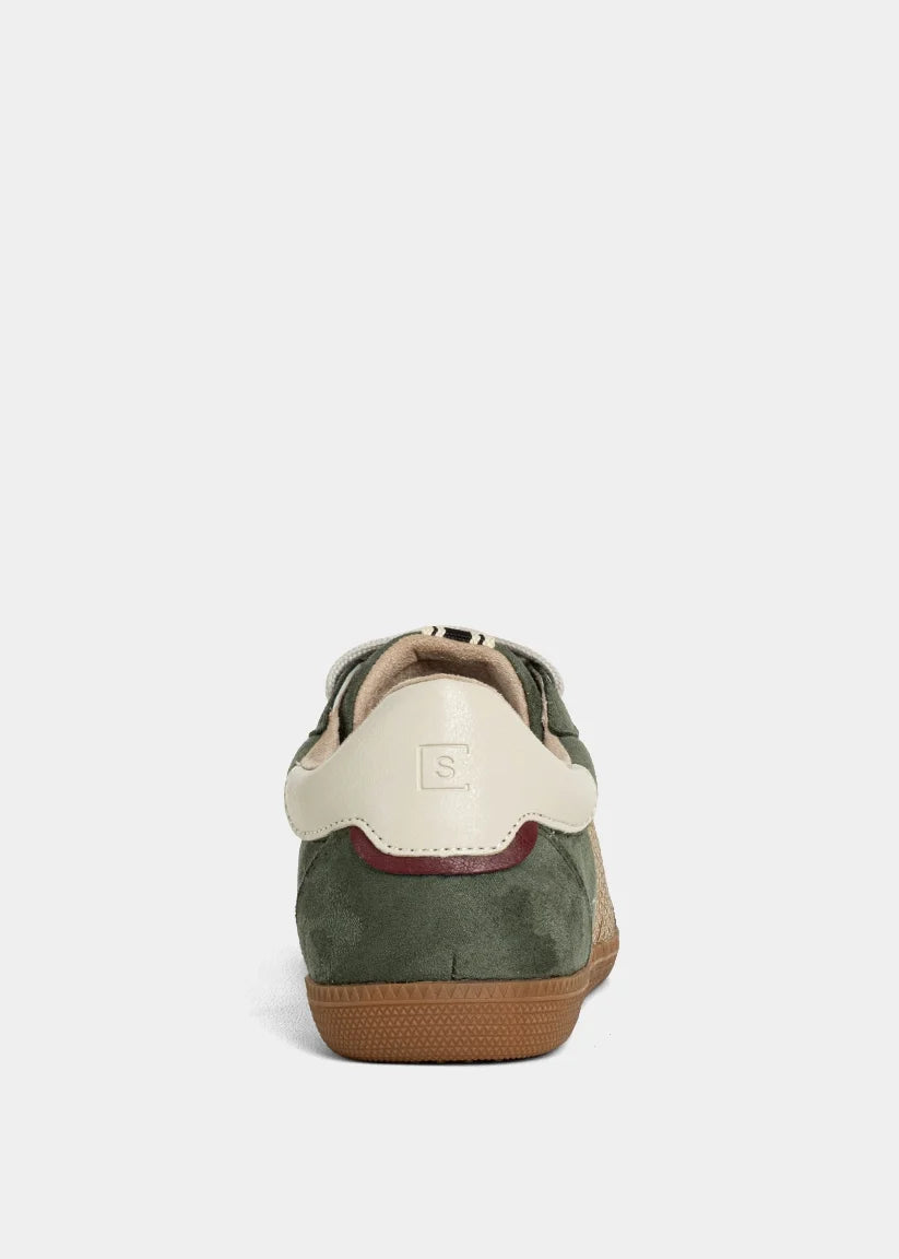 The Stevie Sneakers Olive Suede