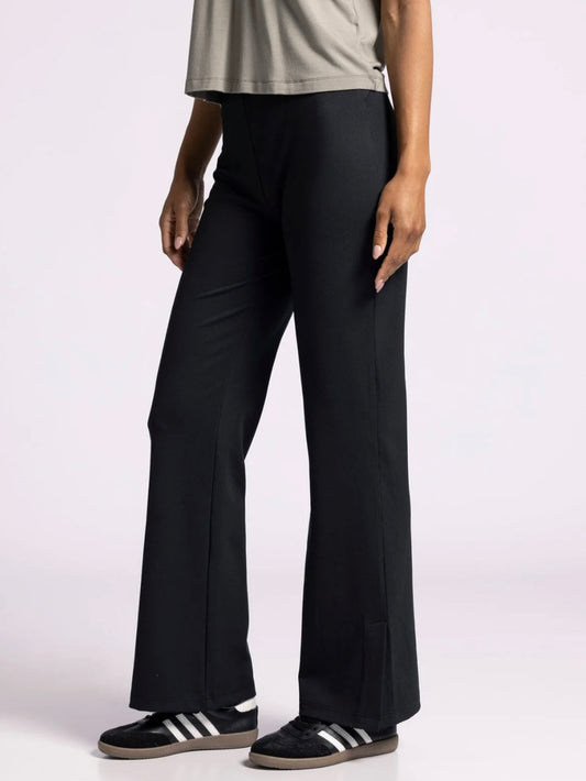 The Izzy Pants Black Rib