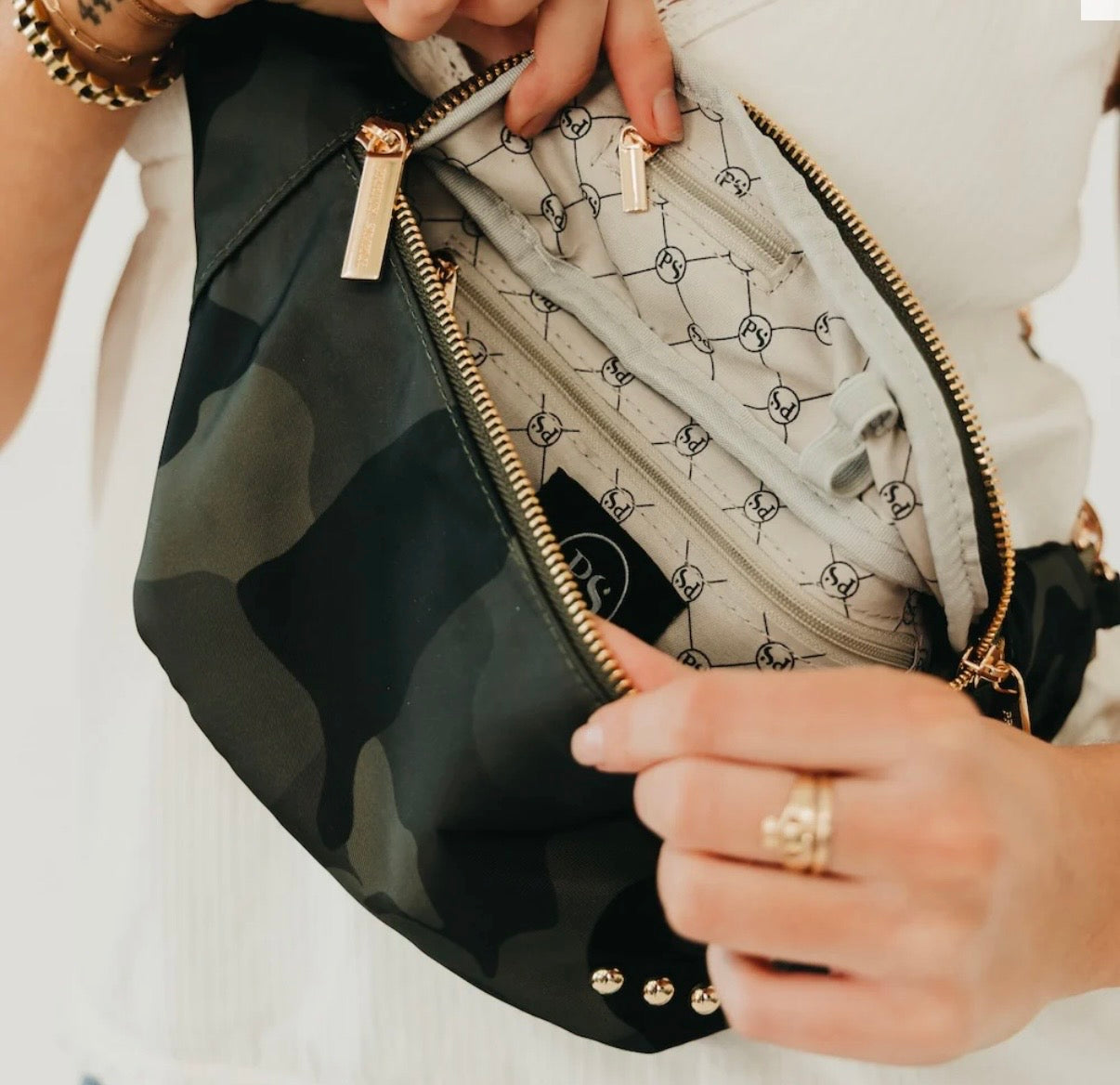 Nylon Susie Sidekick Bag Camouflage