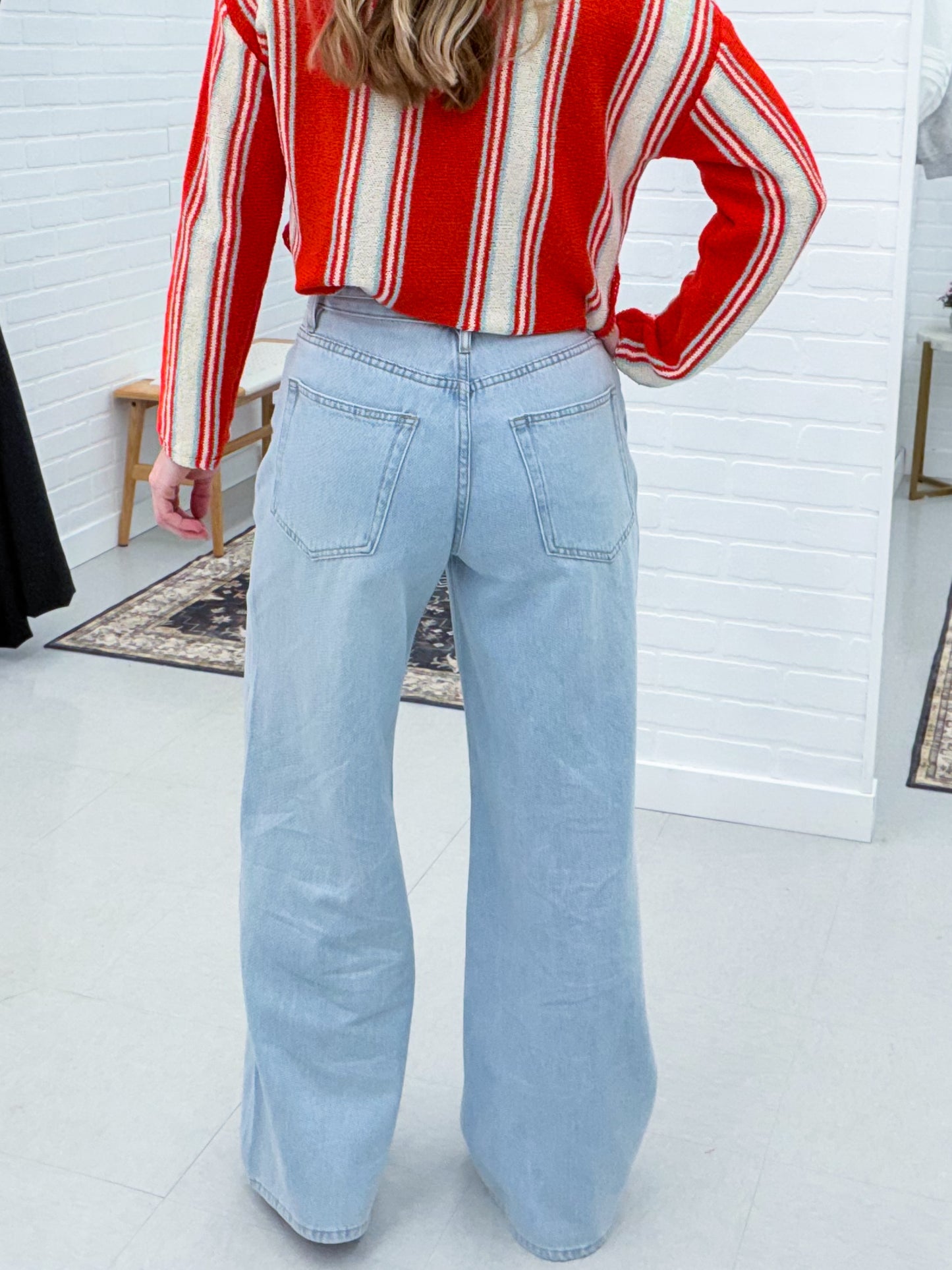 The Sierra Wide Leg Cotton Jeans