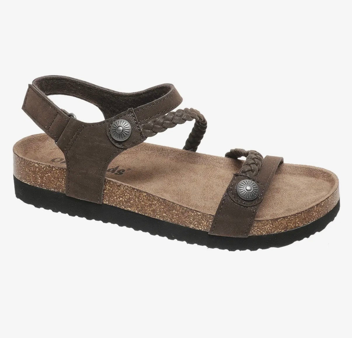 Outwoods Prime Braided Sandals Brown