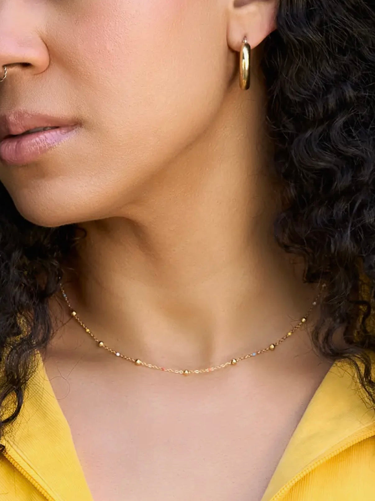 Dippin Dots 18K Gold Plated Necklace