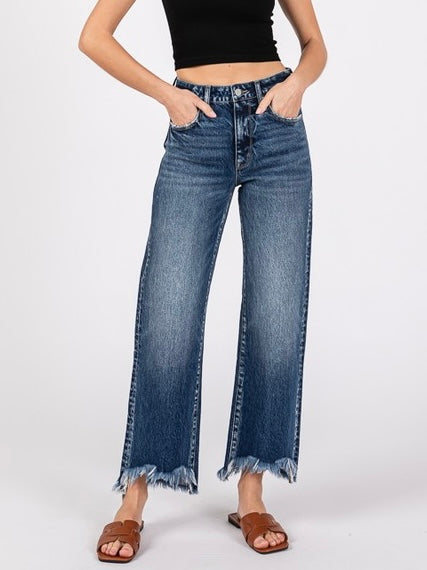 The Janie High Rise Wide Leg Denim