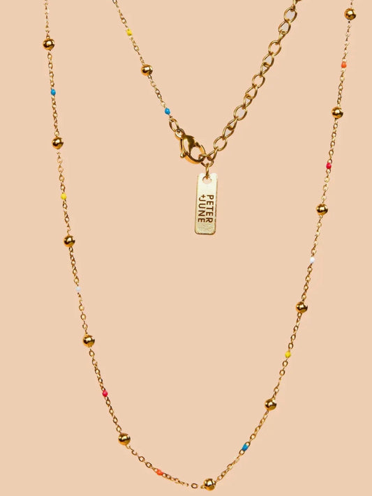 Dippin Dots 18K Gold Plated Necklace