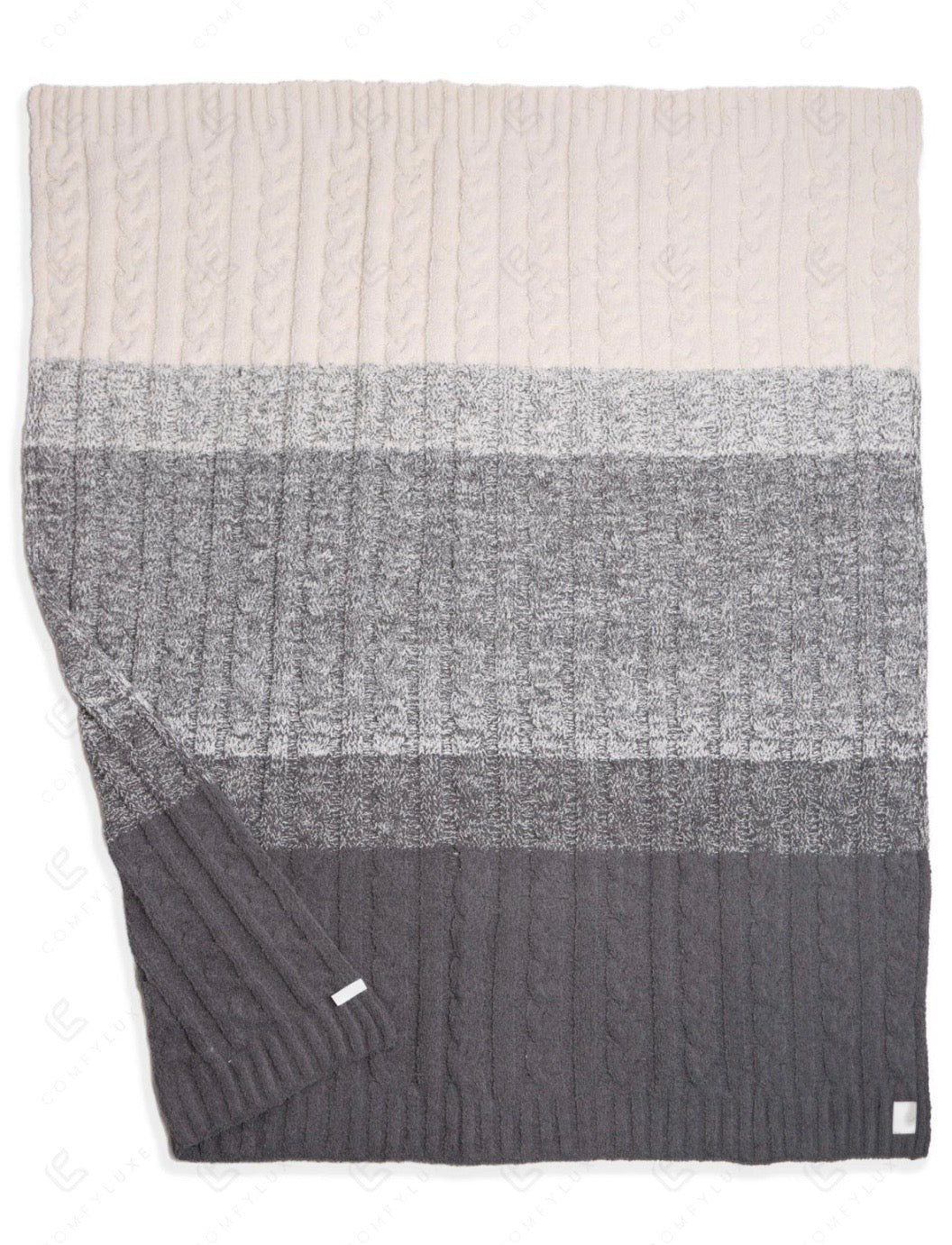ComfyLuxe Gradient Blanket Gray