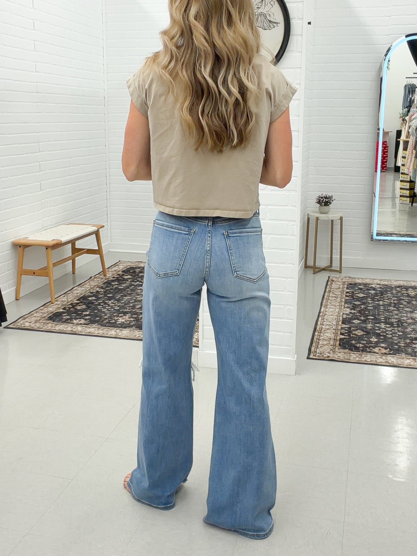 Hallie High Rise Relaxed Flare Jeans