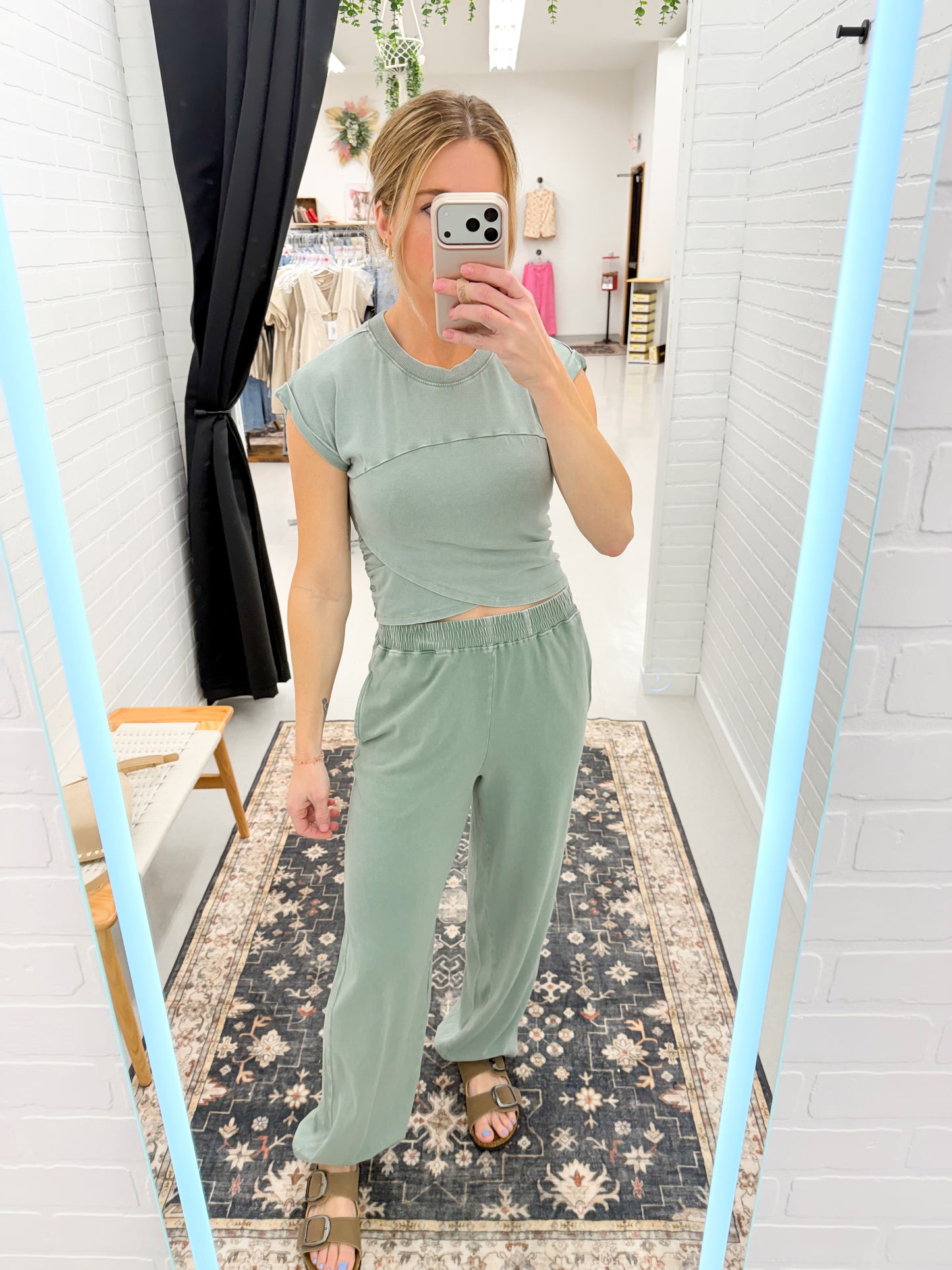 One Shot Crossover Athletic Set Mineral Sage