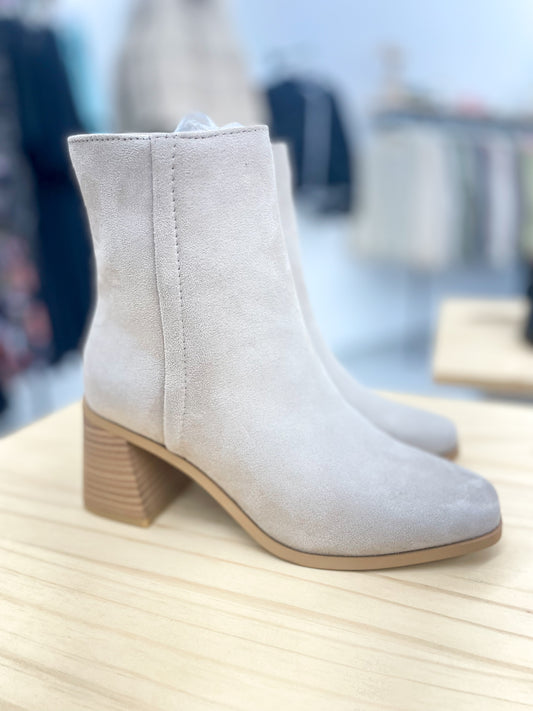 The Charlie Boots Taupe Suede