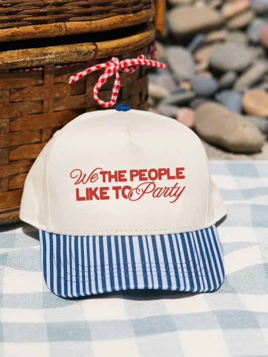 We The People Embroidered Hat