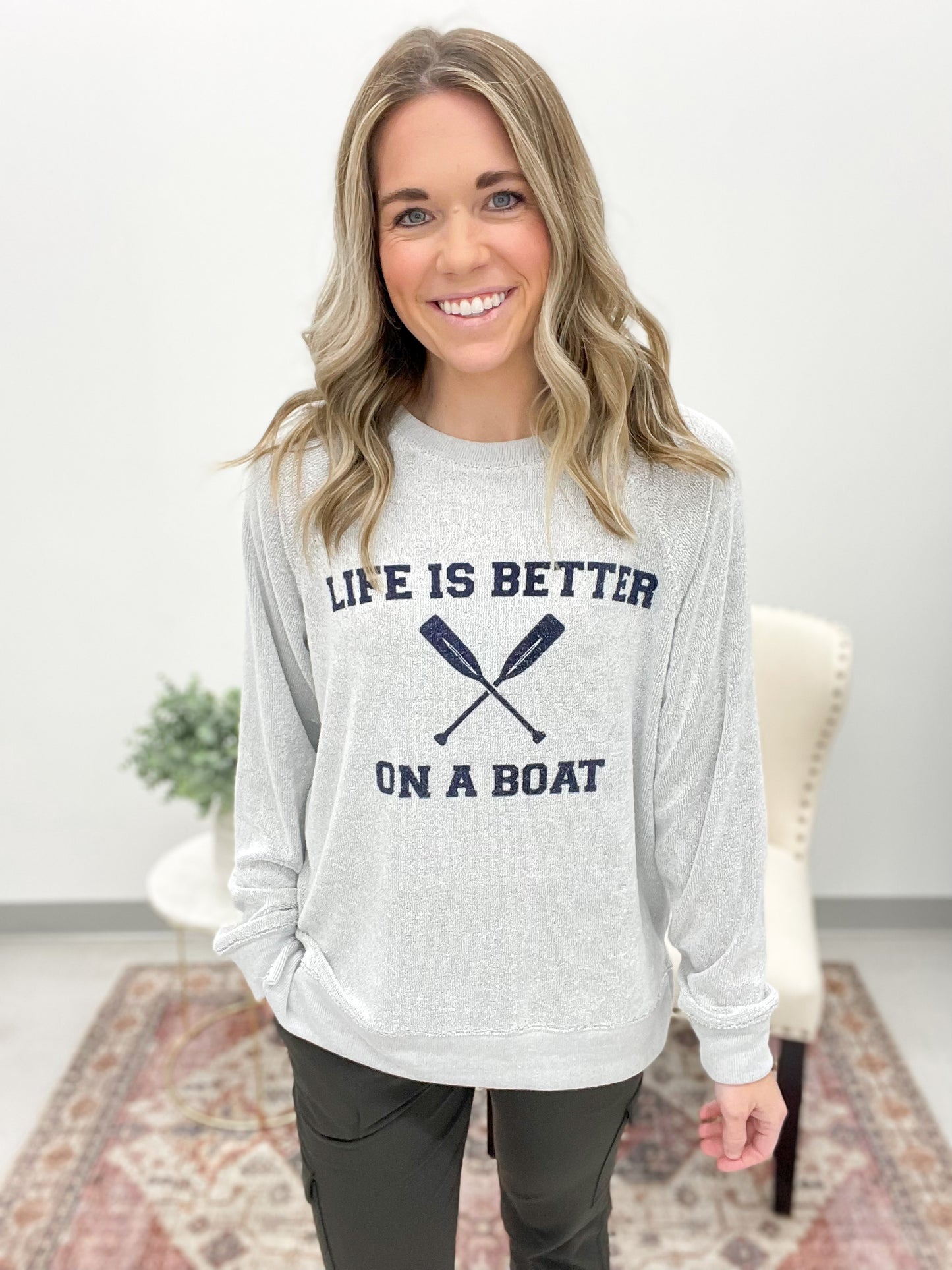 Life Is Better On A Boat Sweatshirt
