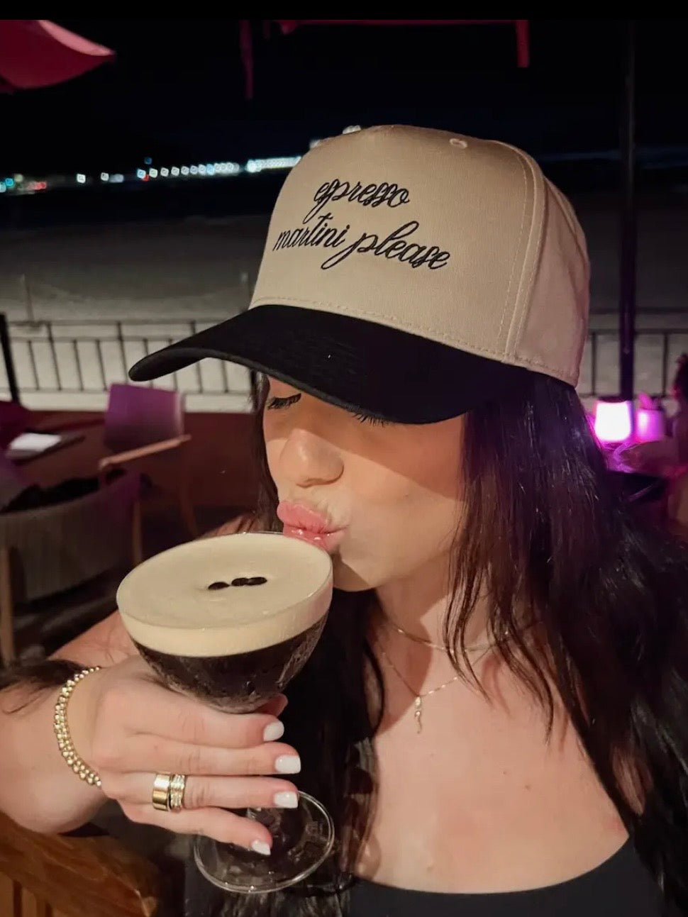 W/A Espresso Martini, Please Embroidered Hat