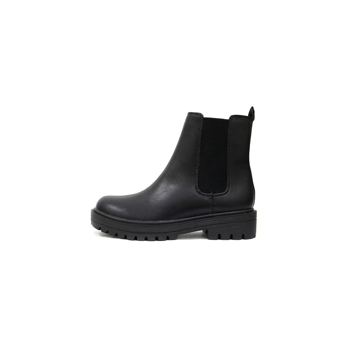 Soda Paden Chelsea Lug Boots Black