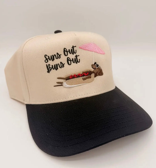 Suns Out Buns Out Dachshund Hat