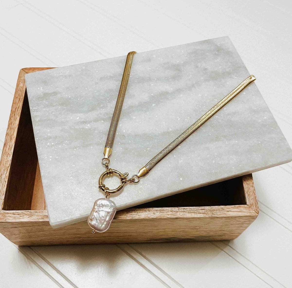Mother of Pearl Waterproof Necklace