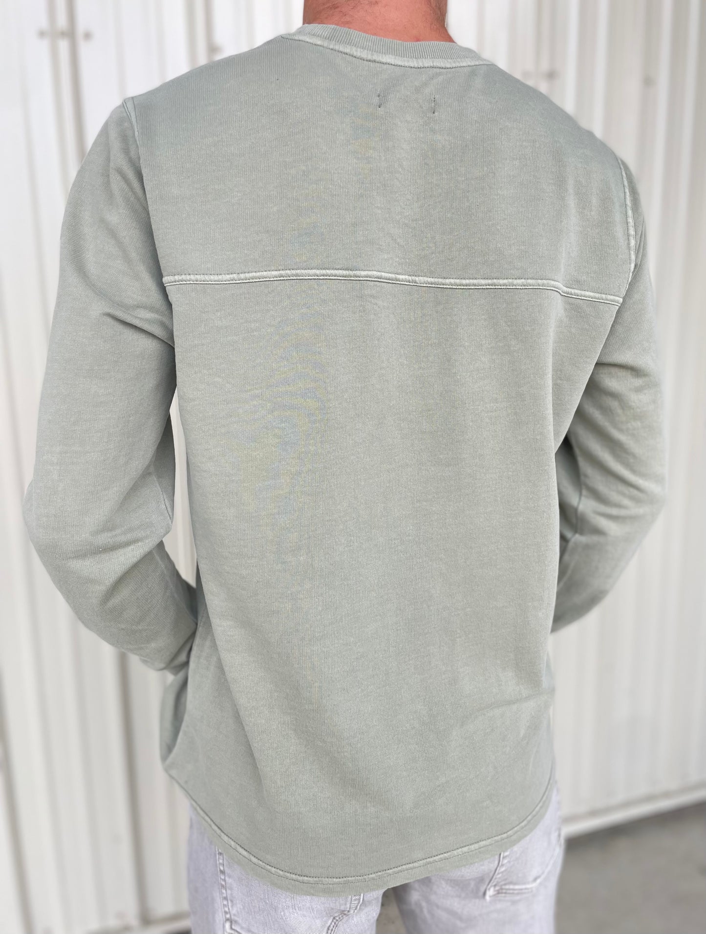 Hemsworth Long Sleeve Shirt Grey Sage