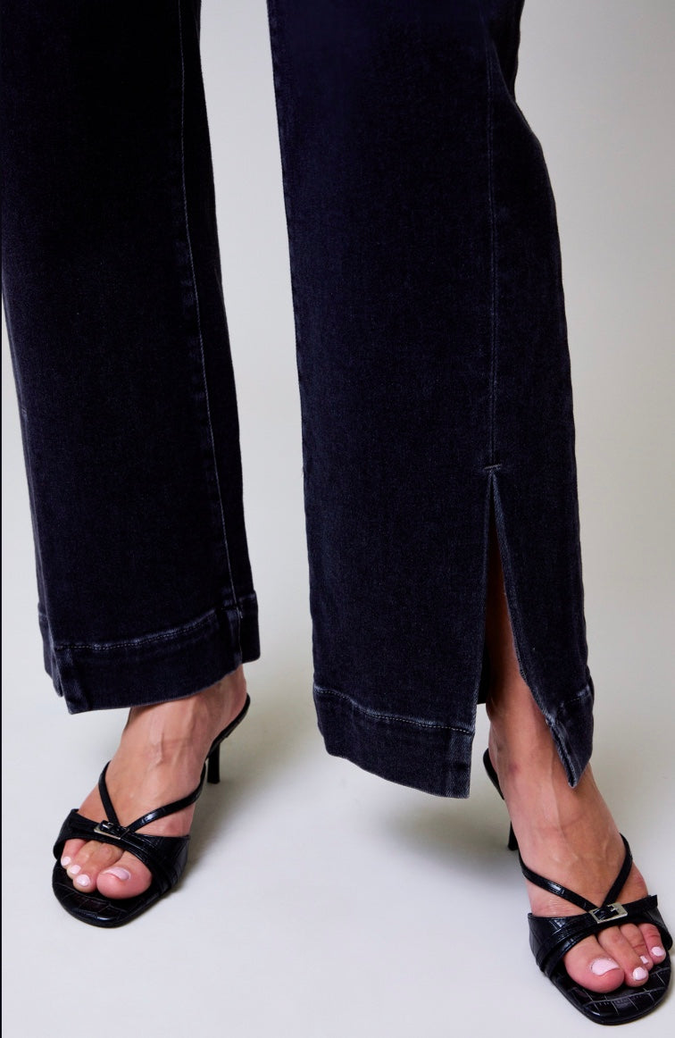 Hidden High Rise Ella Classic Straight Jeans Faded Black