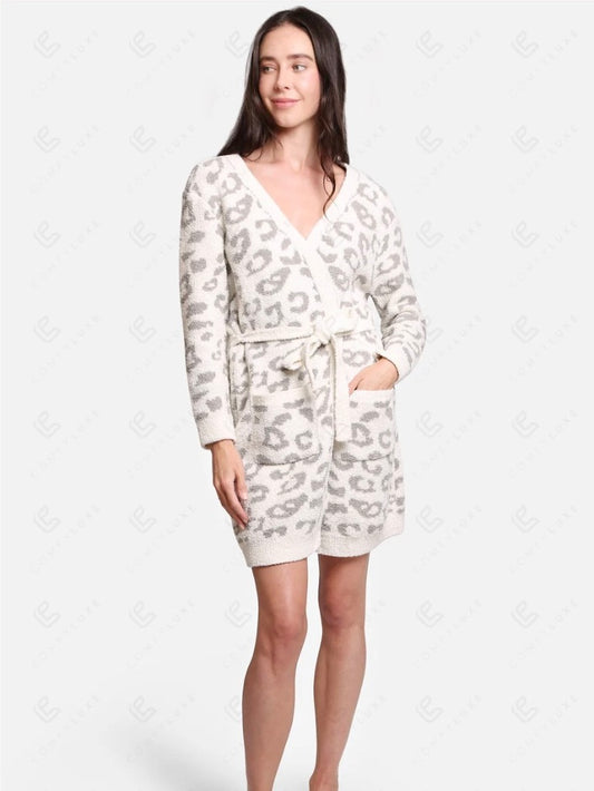ComfyLuxe Leopard Robe One Size - 4 Colors
