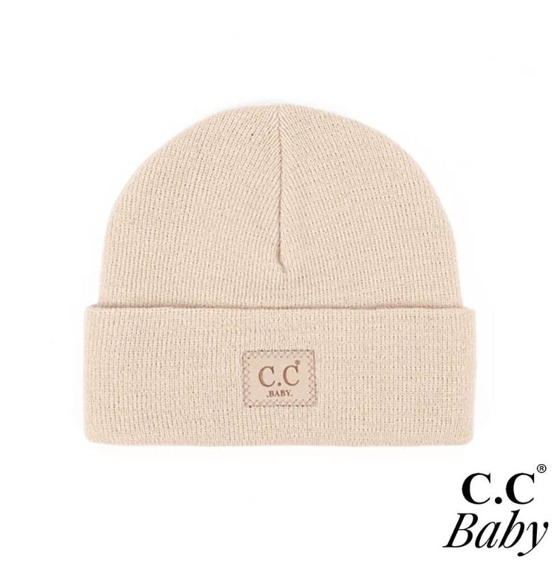 C.C Baby Knit Beanie Beige