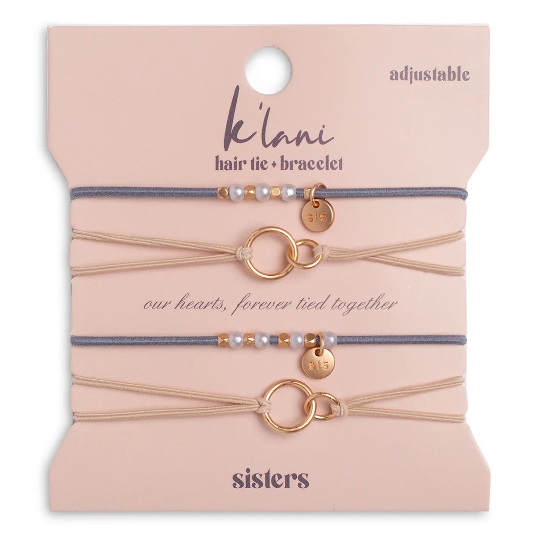 K'lani Hair Tie Bracelets (3 Sizes)