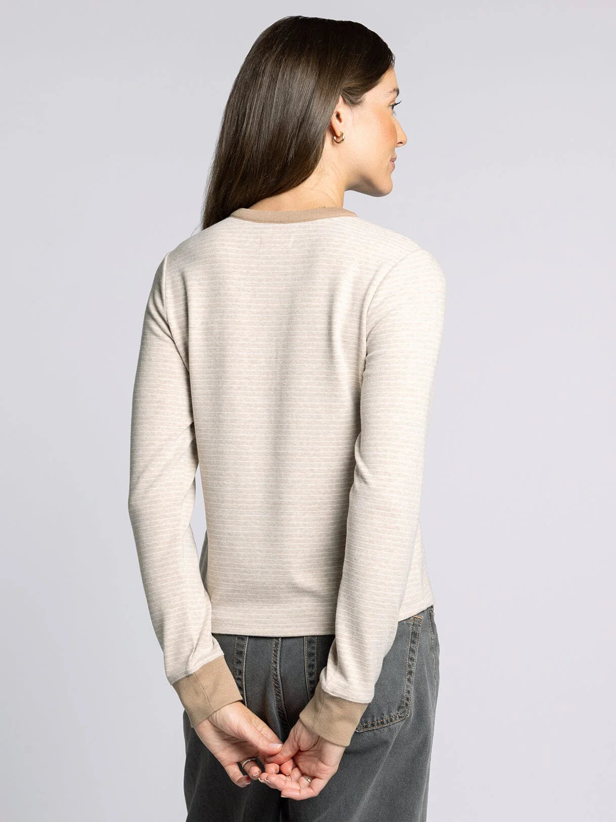 The Aeris Top Tan White